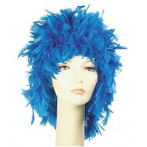 Morris Costumes Feather Wig Red - £82.59 GBP