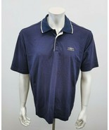Umbro Men&#39;s Cotton Blend Pique Polo Shirt Size XL Blue Short Sleeve - $10.88