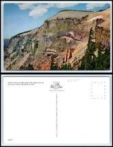 OREGON Postcard - Crater Lake National Park, Pumice Castle &amp; Red Cloud Cliff G21 - £2.21 GBP