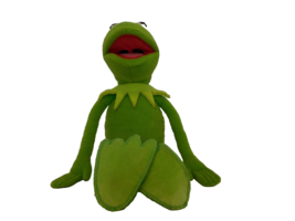Disney Store Sample 18&quot; Plush Kermit Stuffed Animal Sesame Street Muppet Ra - £91.35 GBP