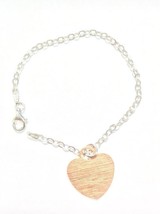 Italian Rose Gold Plated Sterling Silver Scratched - £43.51 GBP