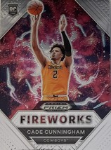 Cade Cunningham Fireworks Rookie Rc!!! 2021-22 Panini Prizm Draft Picks - $5.56