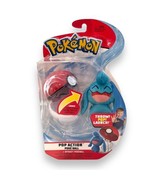 Pokemon Pop Action Poke Ball Wynaut New Toy Plush Action Figure Blue  - £18.21 GBP