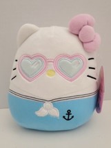 Squishmallows Sanrio 6.5” HELLO KITTY 2022 Limited Ed Heart Summer Sailor NWT - £13.23 GBP