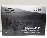 2025 Chevrolet Silverado 1500 Essential Operating Guide Owners Manual [P... - $166.50 CAD