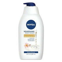 New Nivea Nourishing Botanical Blossom Moisturizing Body Wash (30 oz) - £11.47 GBP