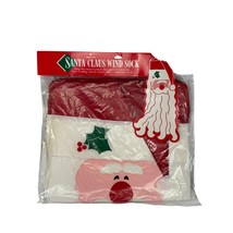 Vintage Hallmark Santa Claus Wind Sock Indoor/Outdoor Holiday Decoration - £38.23 GBP