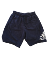 ADIDAS -  Activewear Shorts Men&#39;s Dark Blue Drawstring Size Large - $15.74