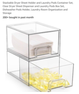 Stackable Dryer Sheet Holder and Laundry Laundry Pods and Dryer Sheet Co... - $17.29 CAD