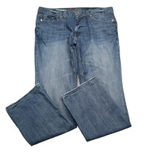 Blue 2 Jeans Mens 40 Blue Denim Mid Rise 5 Pocket Design Straight Cut Pants - £19.88 GBP