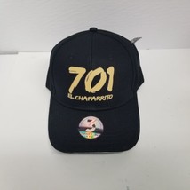 El Chaparrito 701 Black Adjustable Strapback Hat, New w/ Tags - £13.88 GBP