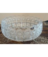VALASKA BELA SLOVAKIA HAND CUT CRYSTAL BOWL - $246.51