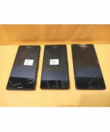 BROKEN LOT OF 3X SONY XPERIA M4 AQUA E2306 ANDROID CELL PHONE SMARTPHONE... - $53.50