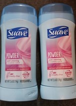 2 Suave Invisible Solid Deodorant (Powder) 2.6 oz Exp 2/2024 (K2) - £6.45 GBP