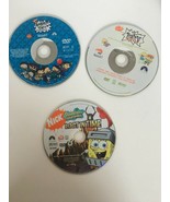 Nickelodeon DVD Lot 3 Movies Rugrats in Paris Spongebob Squarepants Lost... - £7.98 GBP