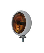 Chrome Vintage Classic Amber 5&quot; Fog Light Housing Halogen H3 Bulb Glass ... - €34,39 EUR