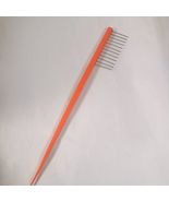 Vintage SMOOTHIE Comb Professional Hair Styling Tool Comb Orange metal b... - €32,63 EUR