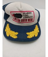 Vintage Peabody Coal Company Walton Creek Mine Snapback Hat Cap - $441.29 MXN