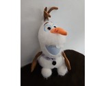 Disney Frozen Broadway Olaf Snowman Plush Stuffed Animal Fuzzy Snowflake... - £19.45 GBP