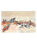 Postcard Of Famous Oil Painting The Fetterman Fight by J.K Ralston Bozem... - £10.90 GBP