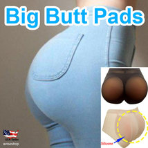 Big Butt Booty Padded Silicone Buttocks Pads Enhancer body Shaper GIRDLE Panties - £15.69 GBP