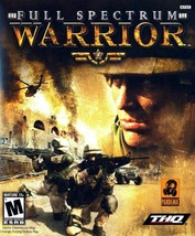 NEW Full Spectrum Warrior PC Video Game army infrantry soldiers tactical action - £7.10 GBP