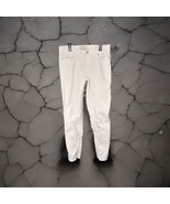 Calvin Klein Legging Jeans Womens 8 Ivory Velvet Slim Fit Stretch Toothpick - $17.50