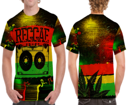 Rasta Reggae  Mens Printed T-Shirt Tee - £11.61 GBP+