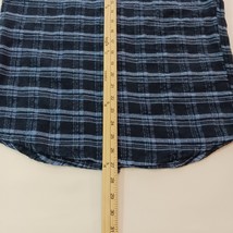 Canyon Club Shirt Mens Black & Blue Long Sleeve Button Up Comfort Shirt Size M image 11