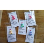 1 random: Pastel Happy Face bear, Pocket Hugs, Keepsake gifts, Support - $6.87 CAD