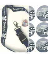 Disneyland Travel 50th Anniversary Lanyard Daisy Duck Pin Hotel Coasters... - $33.73