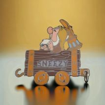 Disney Pin 8114 DS 100 Years of Dreams Sneezy 1937 Dwarf Railroad Mine T... - $16.87