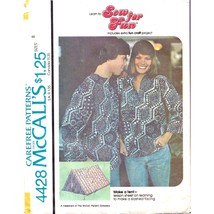 Vintage Sewing PATTERN McCalls 4428, Misses or Mens Shirt 1975 PLUS Make a Tent - £13.72 GBP