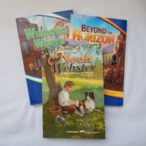 A Beka 5th Grade Reading Books 3 Book Lot BOOKs 5a, 5b &amp; Noah Webster - $19.79