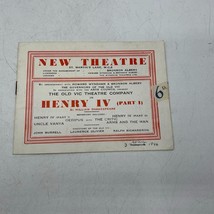 Playbill Theater Program New Theatre Henry IV Part I - £12.61 GBP
