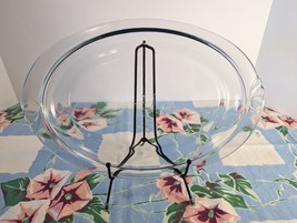 Vintage Blue Tint Pyrex 812 Glass Oval Oven Broiler Baking Dish Serving Platter - $9.89