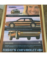 1985 CHEVROLET Chevy Celebrity Eurosport Black 4-door HT Auto Car Vintag... - $10.40