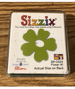 Retired Sizzix Originals Small Green Die Flower #1 38-0224 - $11.53 CAD