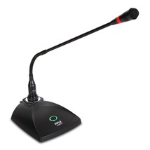 Desktop Gooseneck Wired Microphone System - Table Mounted Corded Voice Condenser - £59.06 GBP