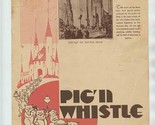 Pig&#39;n Whistle Menu Market Street San Francisco California 1939 Golden Ga... - £53.18 GBP