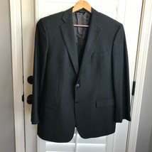 Brooks Brothers &quot;346&#39; Suit Jacket 44R.   97% Wool.  Sports Coat. Black Pinstripe - £29.28 GBP