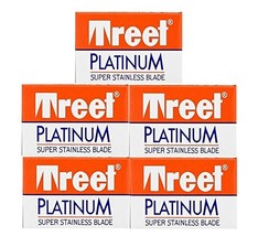 50 Treet Platinum Double Edge Razor Blades - $7.91