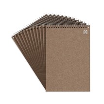 Staples Recycled Steno Pads 6&quot; x 9&quot; Gregg Ruled White 80 Sh./Pad 12 Pds/PK - £23.53 GBP