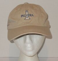 Palmira adjustable Strapback Hat Cap Tan OSFM Golf - $14.80