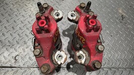 Passenger Right Driver Left Red Calipers Rear WRX Fits 06-07 IMPREZA 75703 image 11