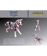 Looking Glass Ziggy The Zebra Toy Figure - $8.11 CAD