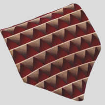 Tie John Henry 100% Silk Multi Color Triangles Geometric Shapes L 59&quot; W4&quot;  - £6.03 GBP