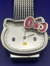 hello kitty watch sanrio Great Condition Stainless Steal Band Easy Adjus... - $13.91