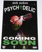 Sick Jacken Psychedelic Psycho Realm Promo Concert Card Vintage 2014 - £15.66 GBP