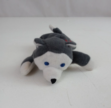 Vintage 1993 Ty Teenie Beanie Baby Nook The Husky 5.5&quot; Bean Bag Plush - £3.78 GBP